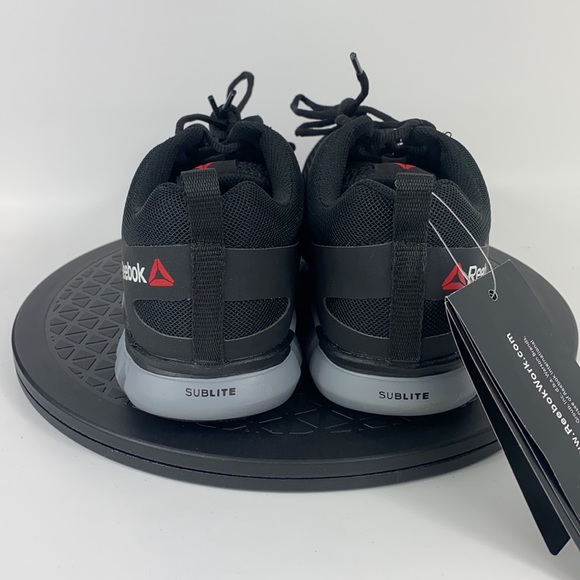 Reebok Sublite Cushion Alloy Toe Work Shoes Black/Gray RB4041 Men's Size 6.5 - Picture 6 of 15